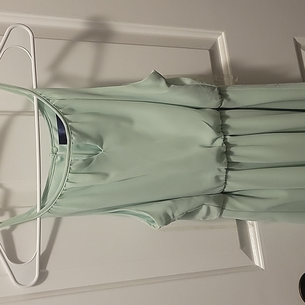 Mint Dress Blue Rain
